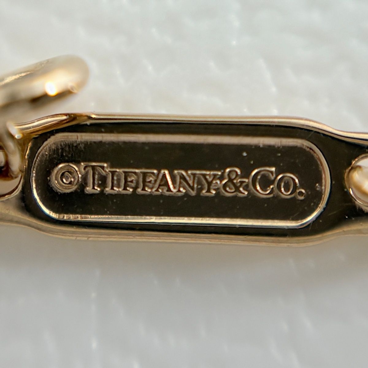 Tiffany & Co T Smile Diamond Mini Necklace PG Pink Gold Pendant Melee — view 7