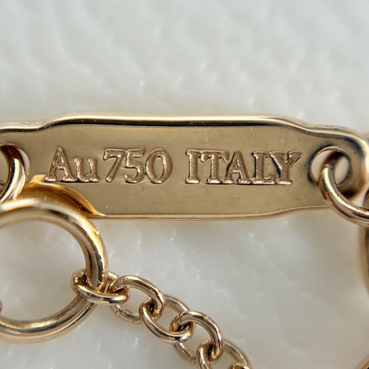 Tiffany & Co T Smile Diamond Mini Necklace PG Pink Gold Pendant Melee — view 6