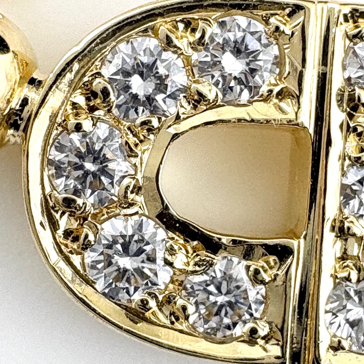 Dior Mere Diamond Necklace YG Yellow Gold Pendant — view 2