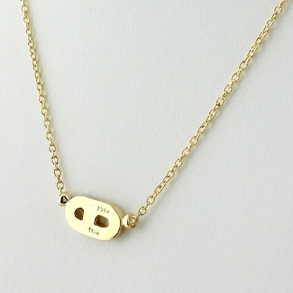 Dior Mere Diamond Necklace YG Yellow Gold Pendant — view 3
