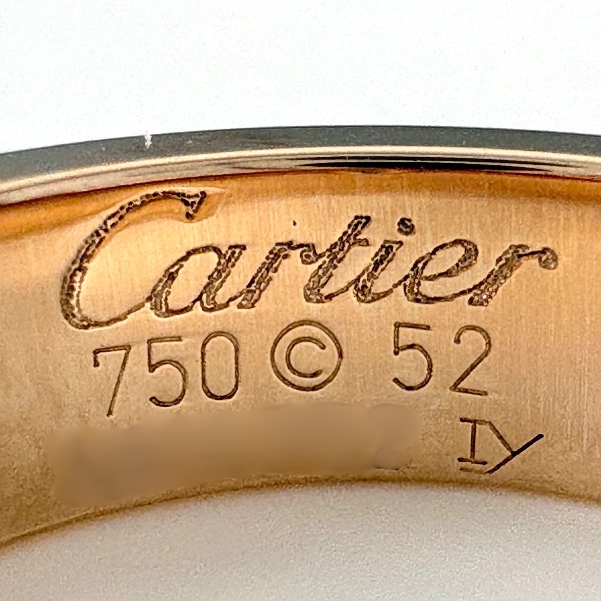 Cartier Love Ring PG Pink Gold Sapphire — view 6