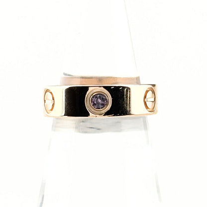 Cartier Love Ring PG Pink Gold Sapphire