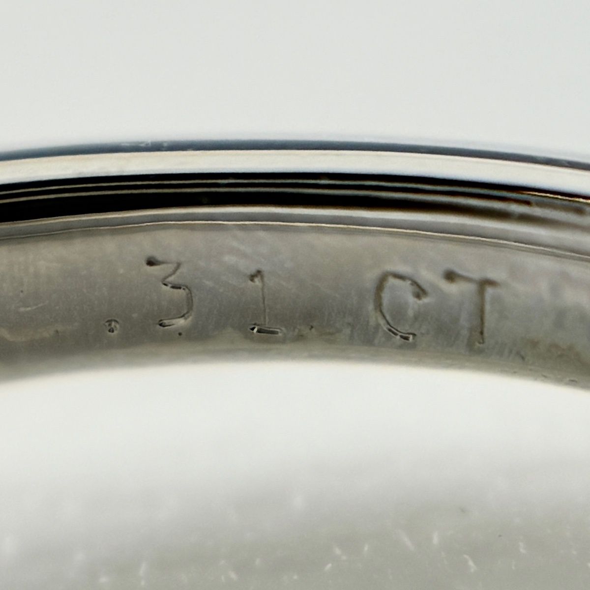 Tiffany & Co Solitaire Ring Platinum Diamond — view 7