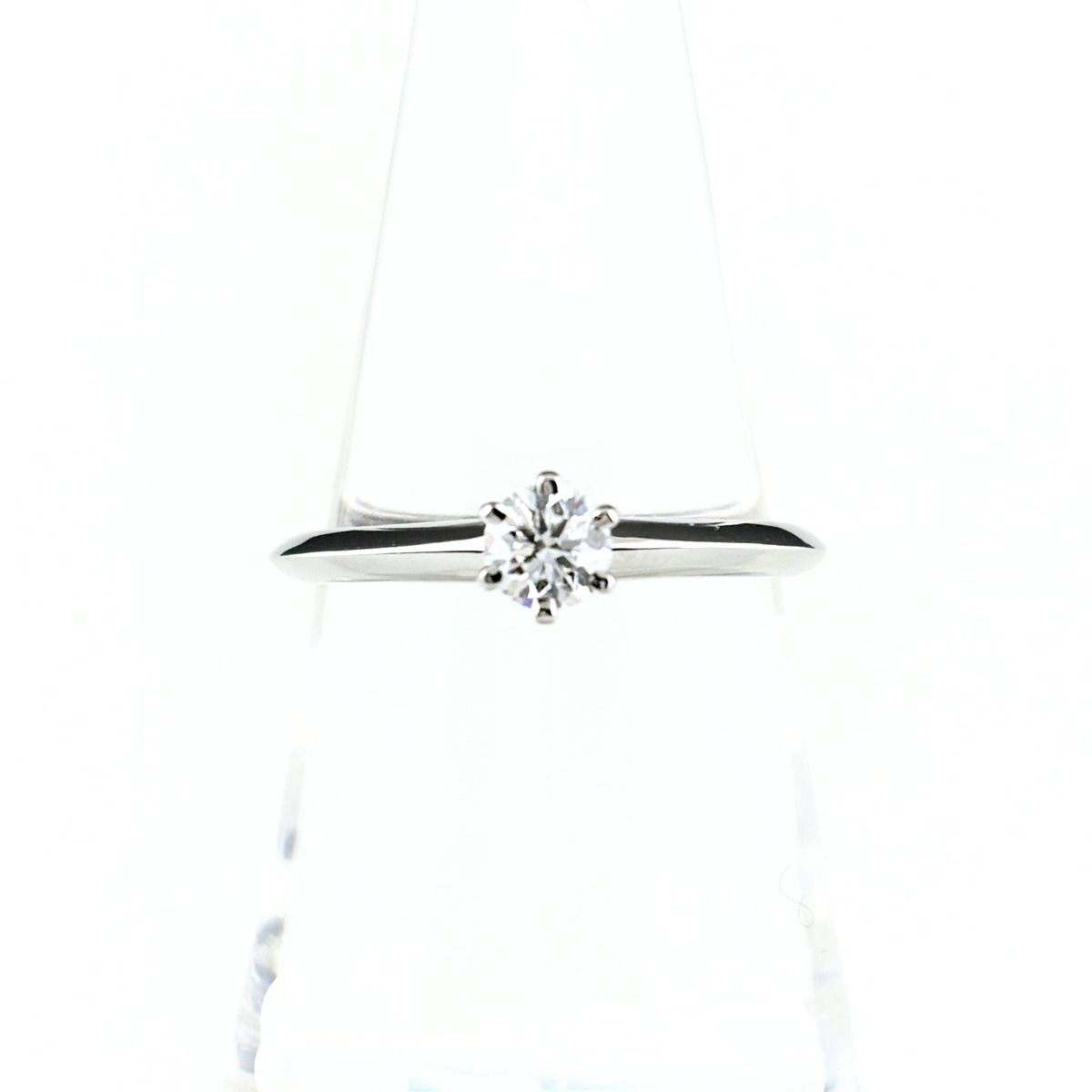 Tiffany & Co Solitaire Ring Platinum Diamond