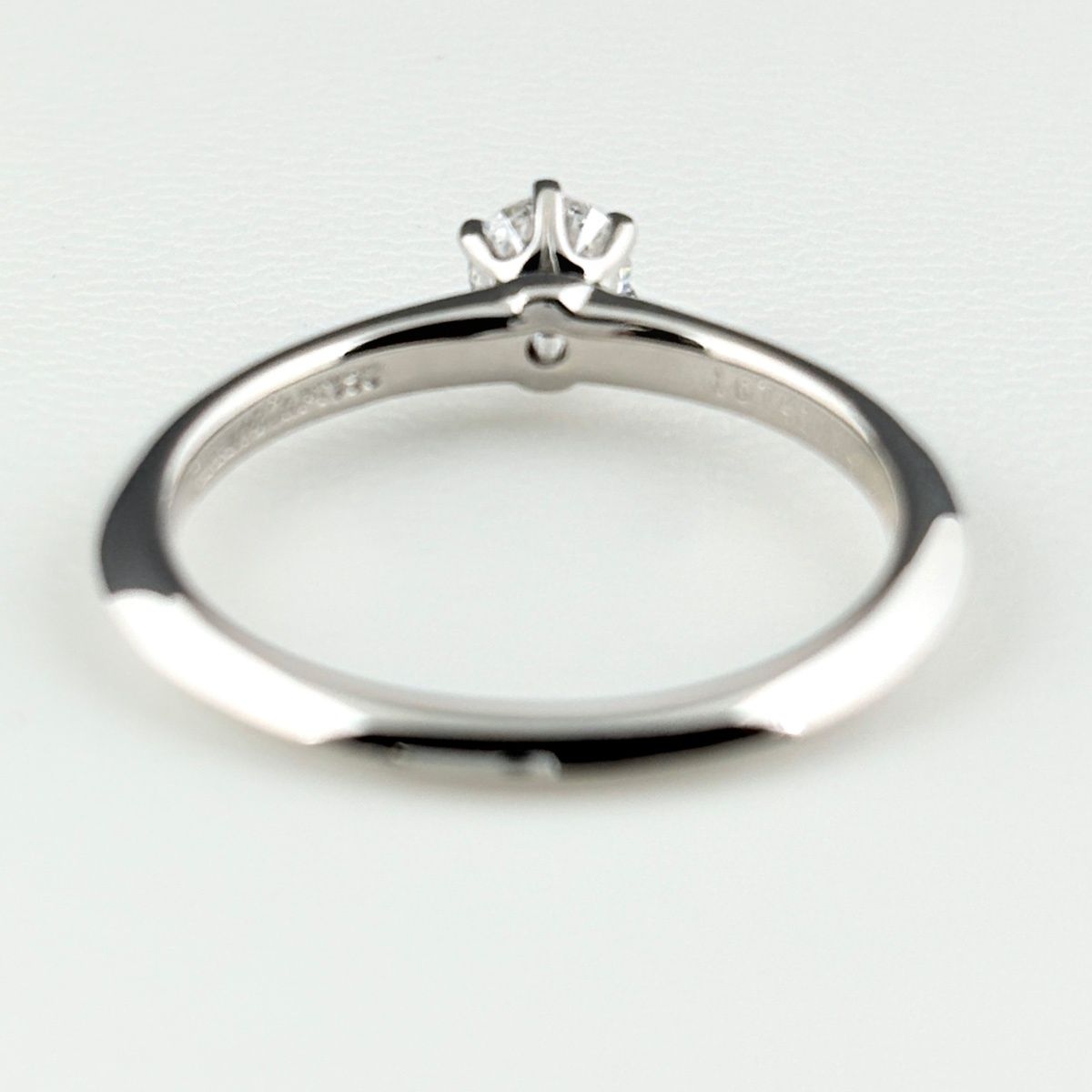 Tiffany & Co Solitaire Ring Platinum Diamond — view 5