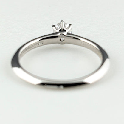 Tiffany & Co Solitaire Ring Platinum Diamond — view 5