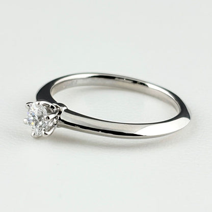 Tiffany & Co Solitaire Ring Platinum Diamond — view 3