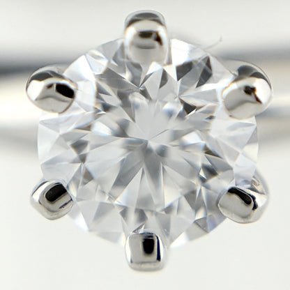 Tiffany & Co Solitaire Ring Platinum Diamond — view 2
