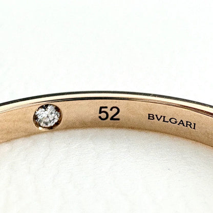Bvlgari Roman Amor Ring PG Pink Gold Pave Diamond — view 5