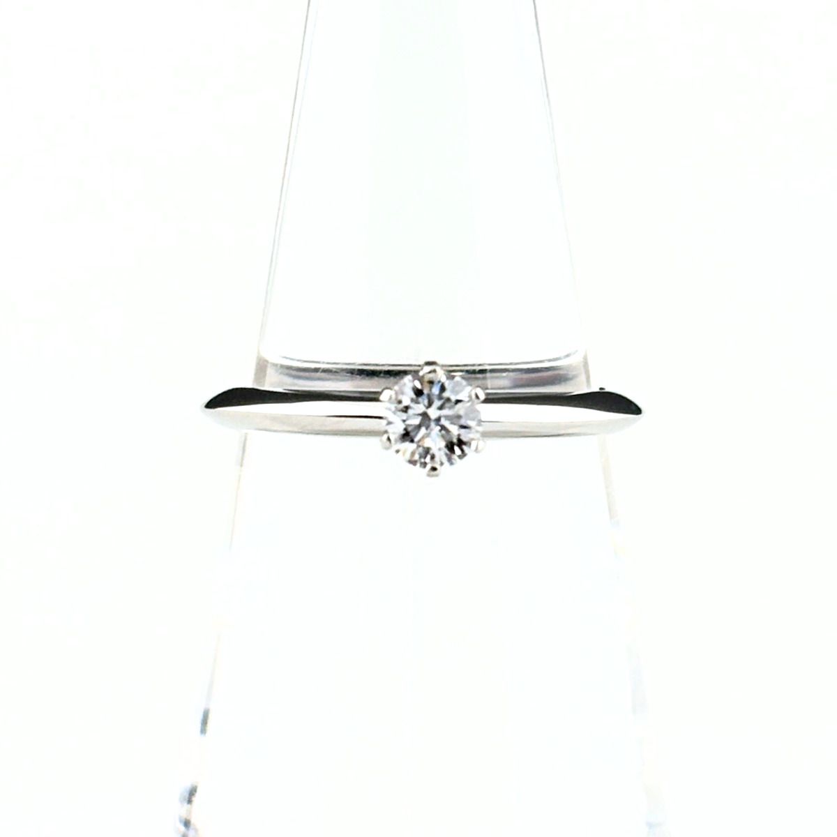 Tiffany & Co Solitaire Ring Platinum Diamond