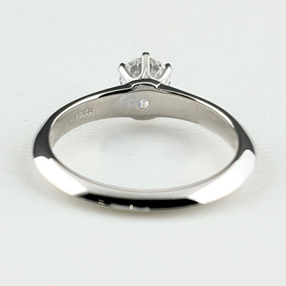 Tiffany & Co Diamond Ring Platinum Solitaire — view 5