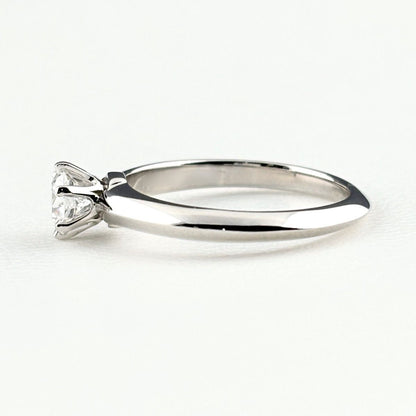 Tiffany & Co Diamond Ring Platinum Solitaire — view 4