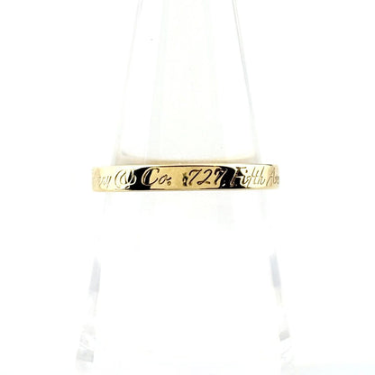 Tiffany & Co No Tsunaro Ring YG Yellow Gold