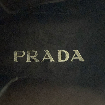 Prada Short Boots 5.5 Black Side Gore Leather — view 6