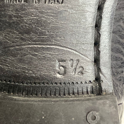Prada Short Boots 5.5 Black Side Gore Leather — view 5