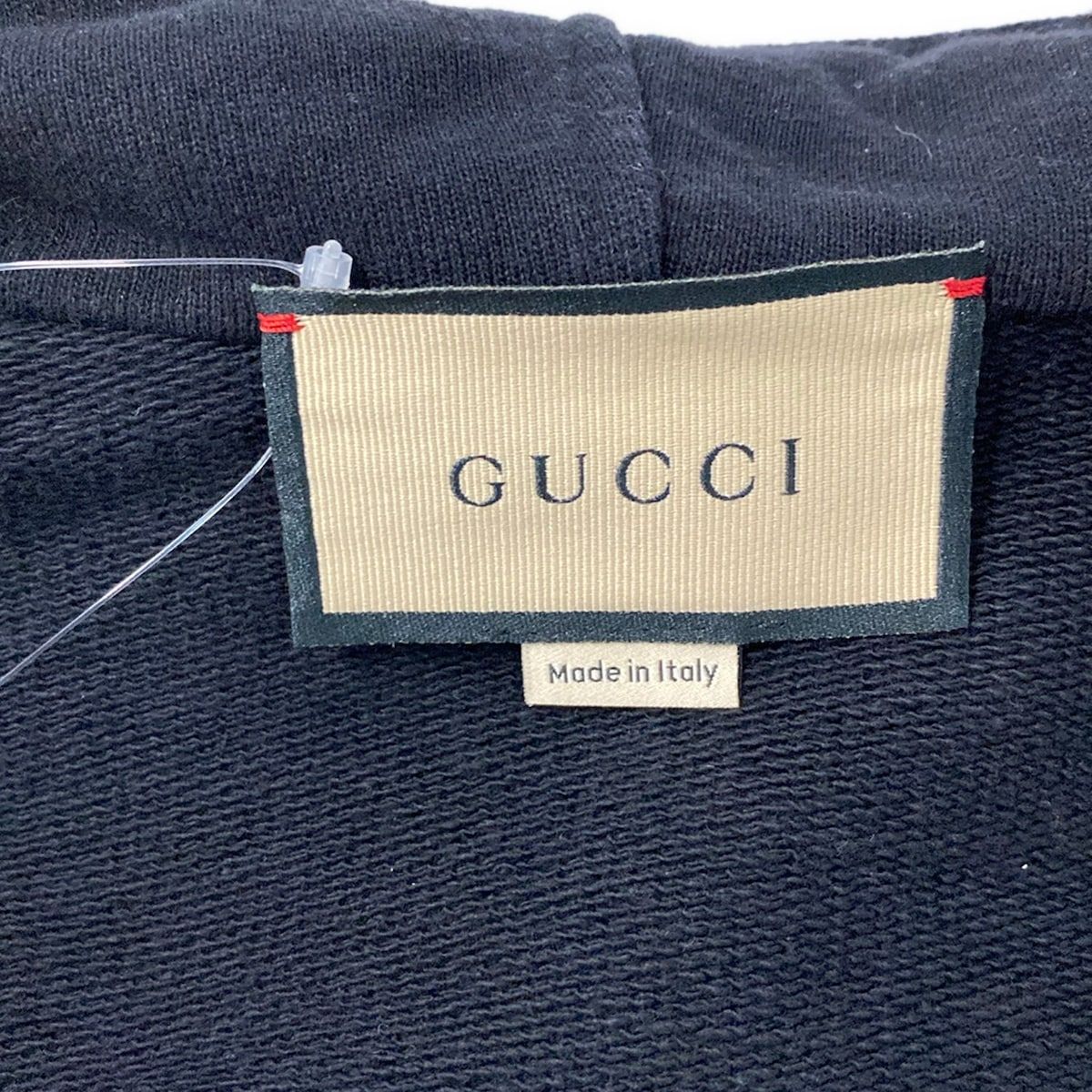Gucci Hoodie S Black Green Red White Half Zip Spring — view 3