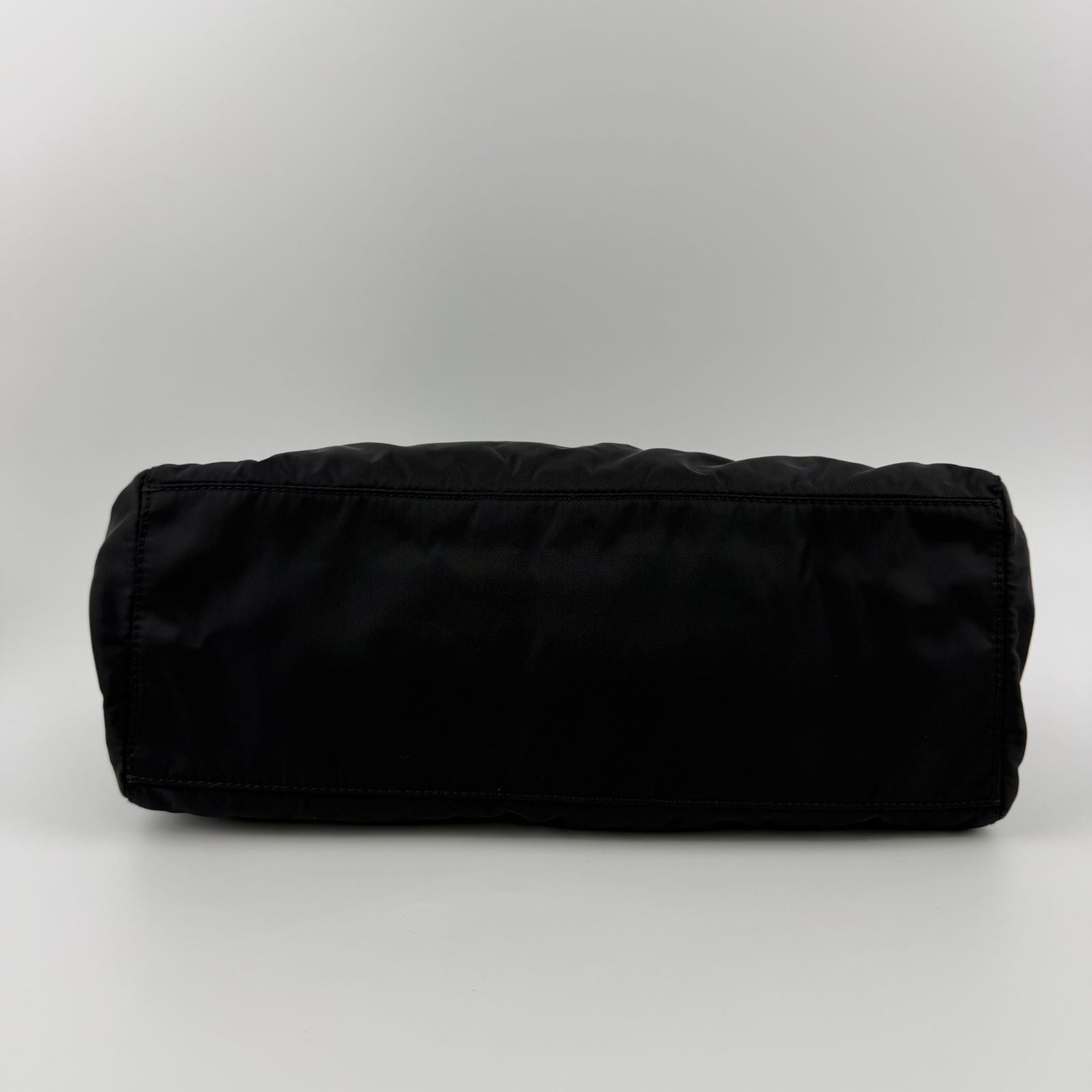 Prada Pocono Handbag Black Nylon Vintage — view 5
