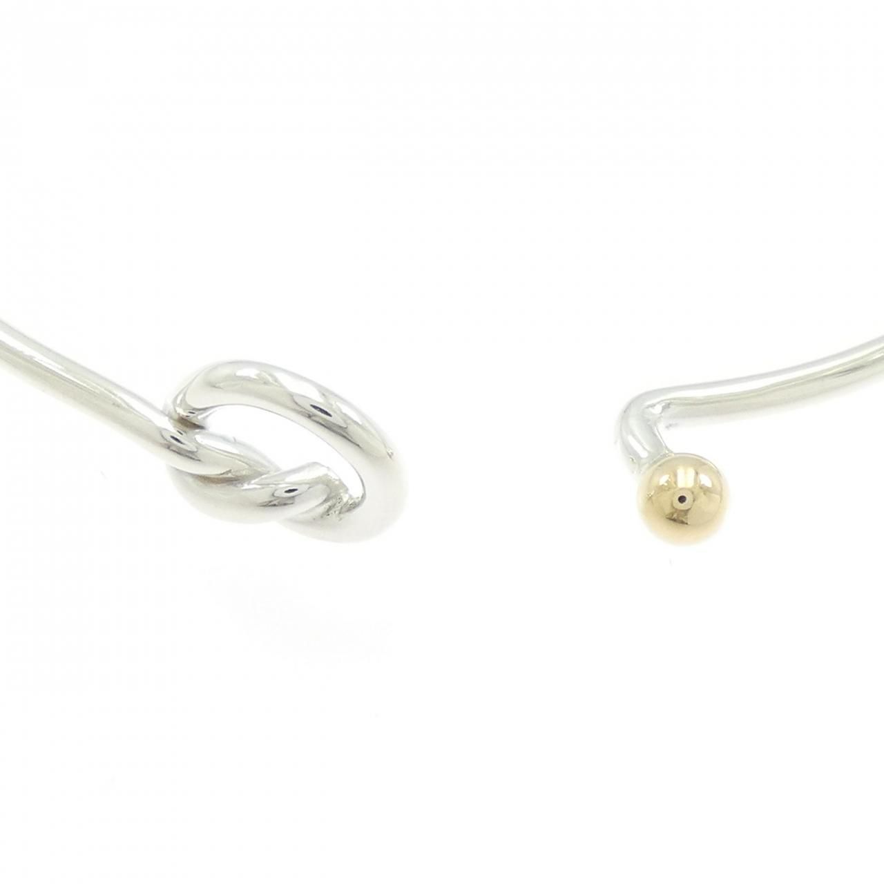 Tiffany & Co Flat Wire Hook Eye Bangle Bracelet — view 3