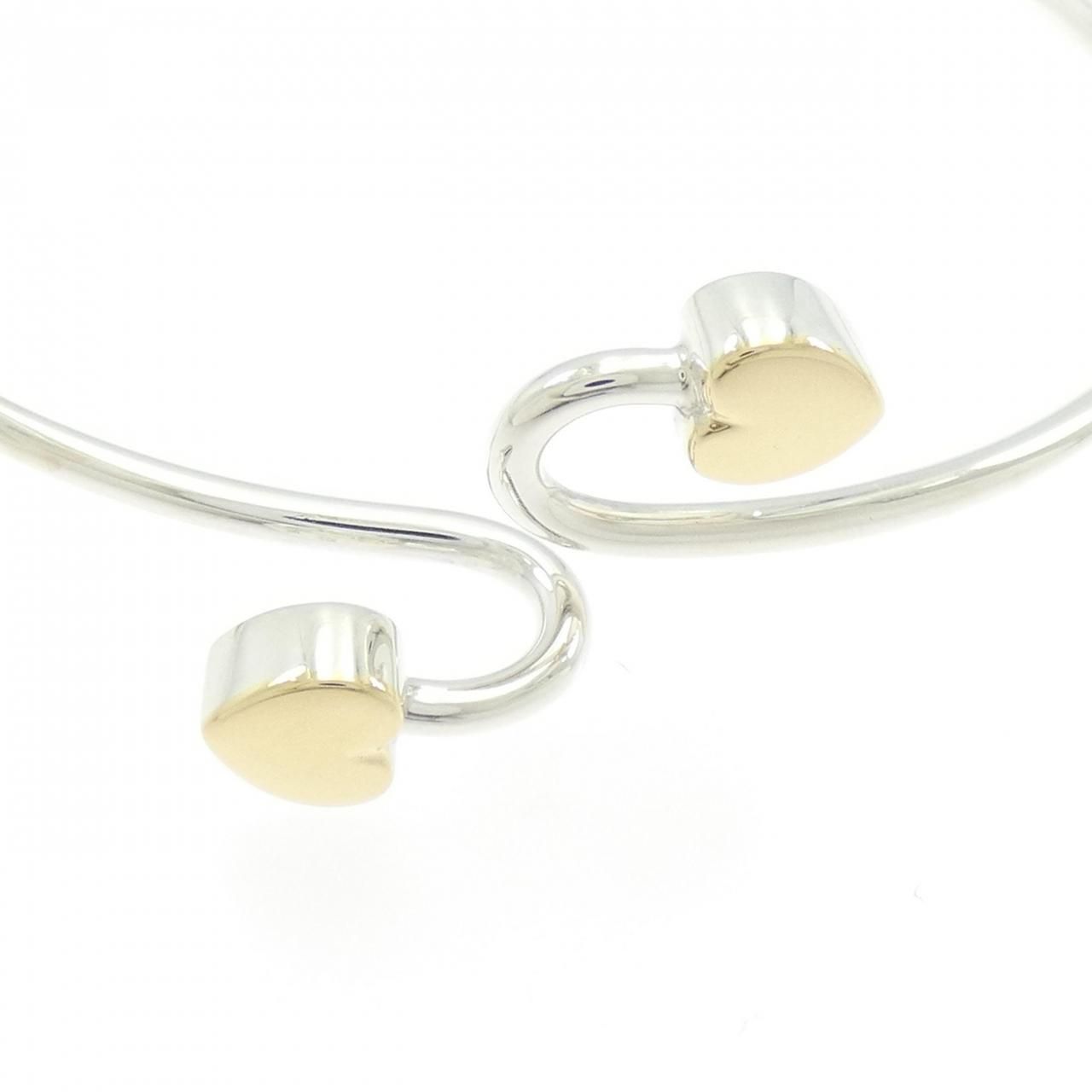 Tiffany & Co Solid Double Bangle Bracelet — view 3