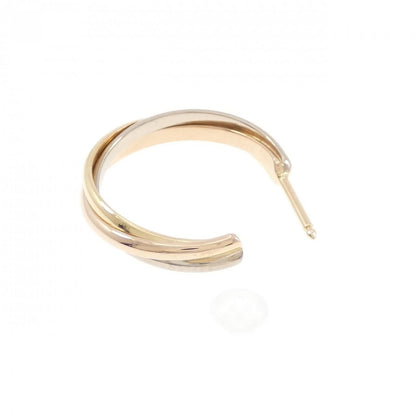 Cartier 750 Three Color Earrings Single — view 3