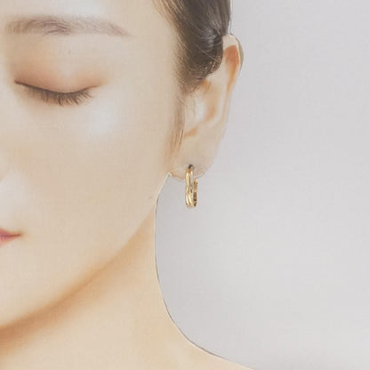 Cartier 750 Three Color Earrings Single — view 4