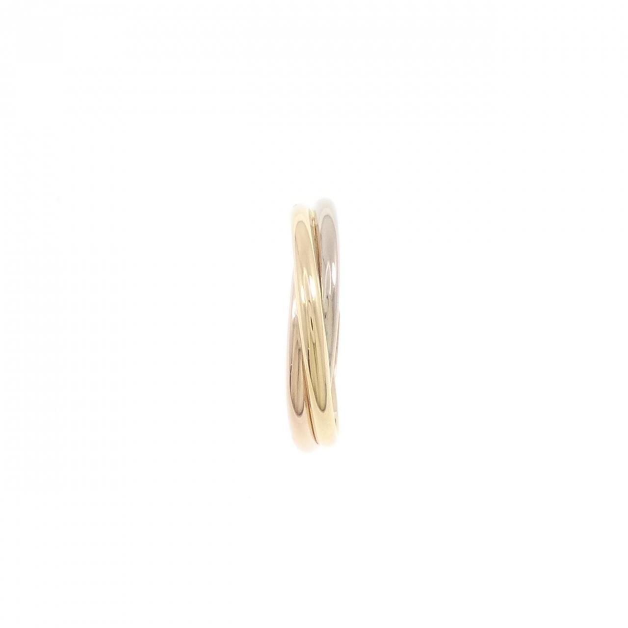 Cartier 750 Three Color Earrings Single