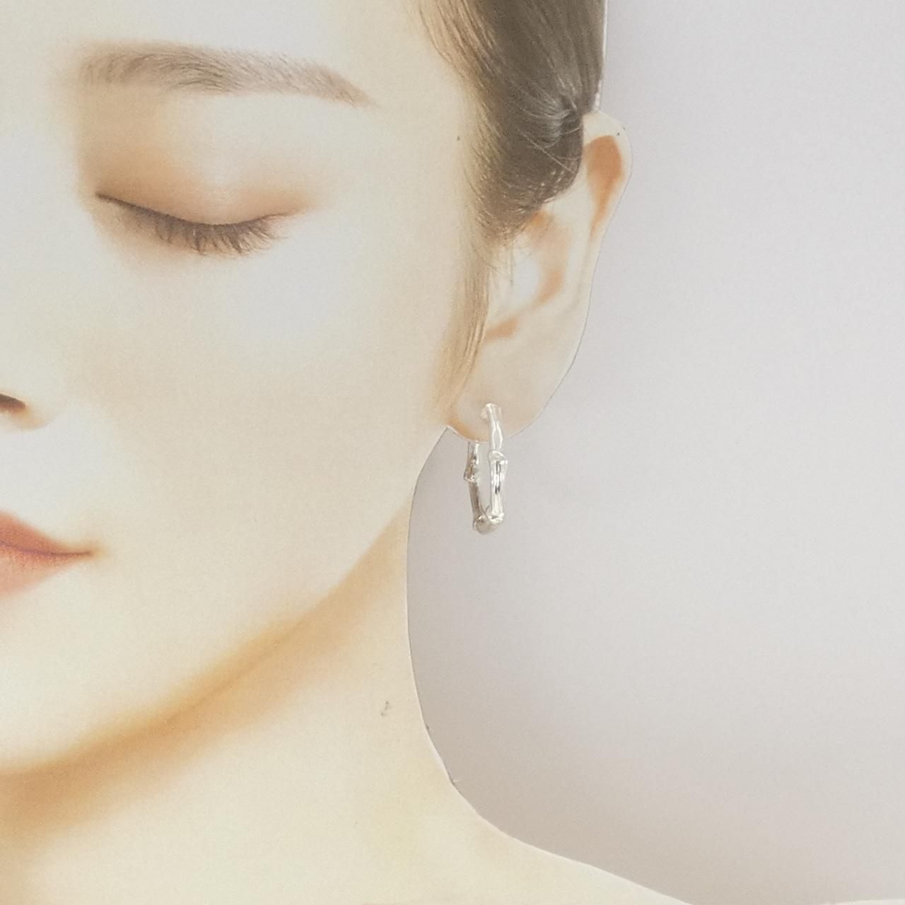 Tiffany & Co Vintage Bamboo Earrings — view 4