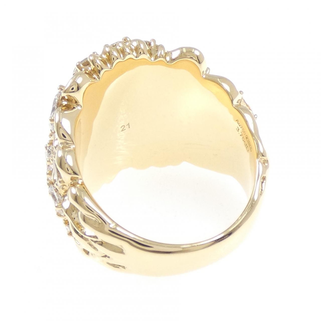 Gucci Pearl Ring Gold — view 3
