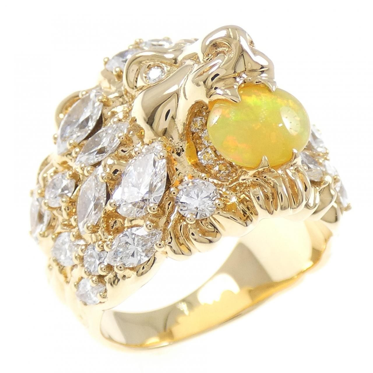 Gucci Pearl Ring Gold