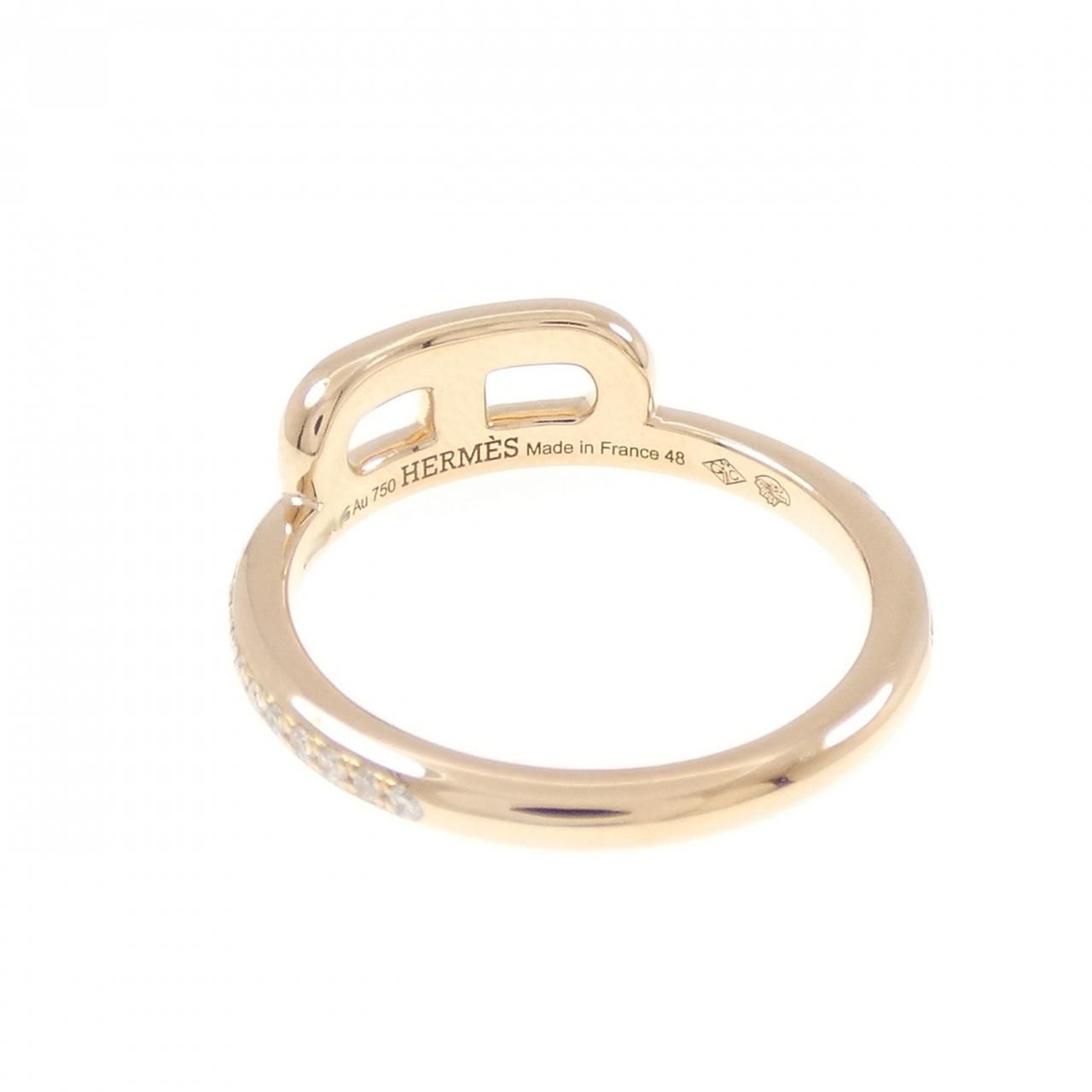 Hermes Link Ring Gold — view 3