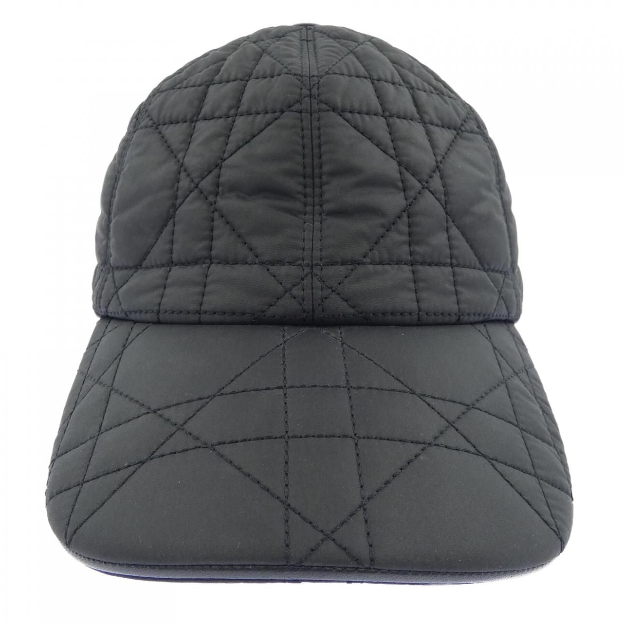 Dior D-player Cannage Quilted Cap Hat — view 2