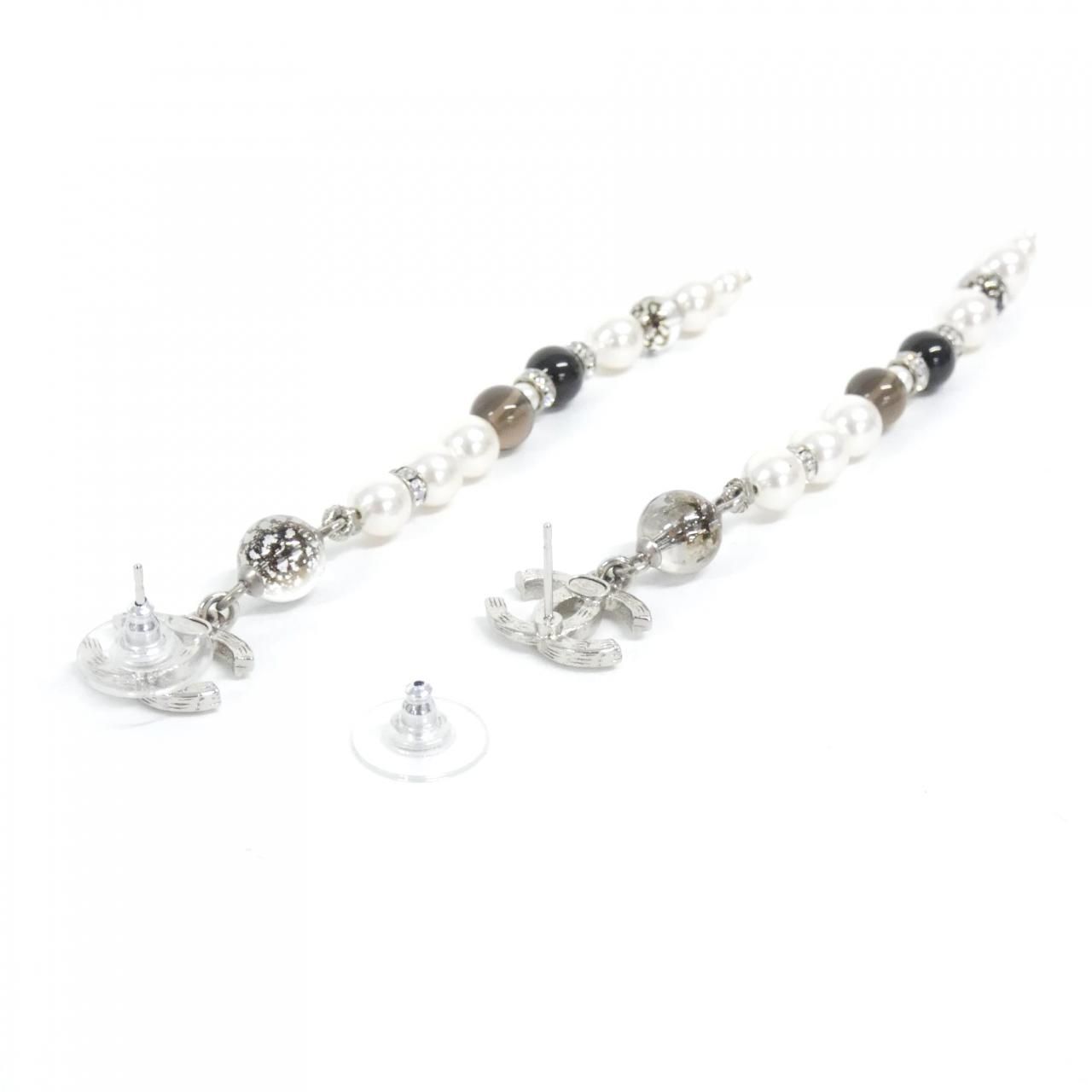 Chanel Earrings Silver — view 3