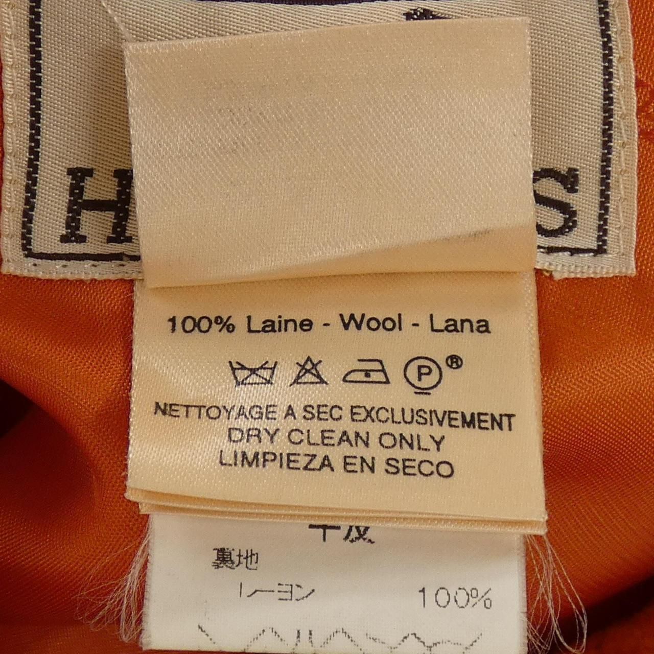 Hermes Duffel Coat Orange — view 3