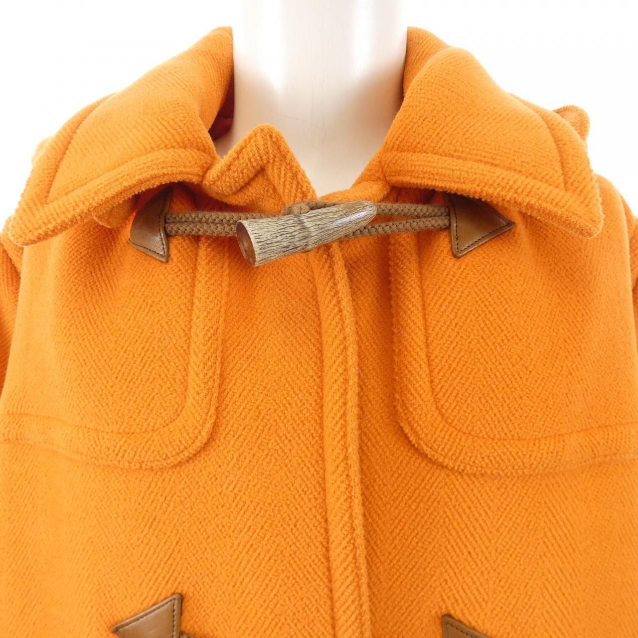 Hermes Duffel Coat Orange — view 6