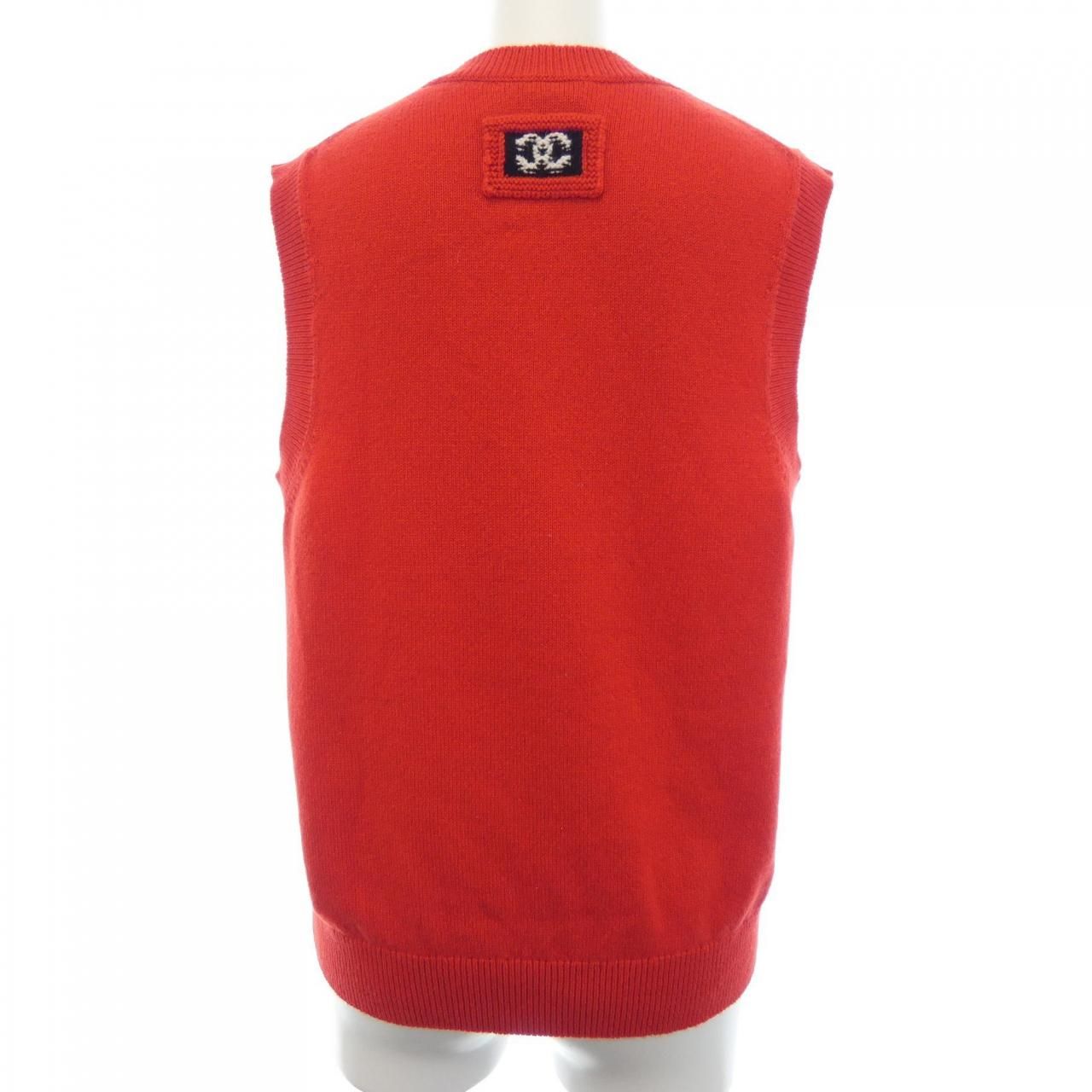 Chanel Knit Sweater Red — view 2