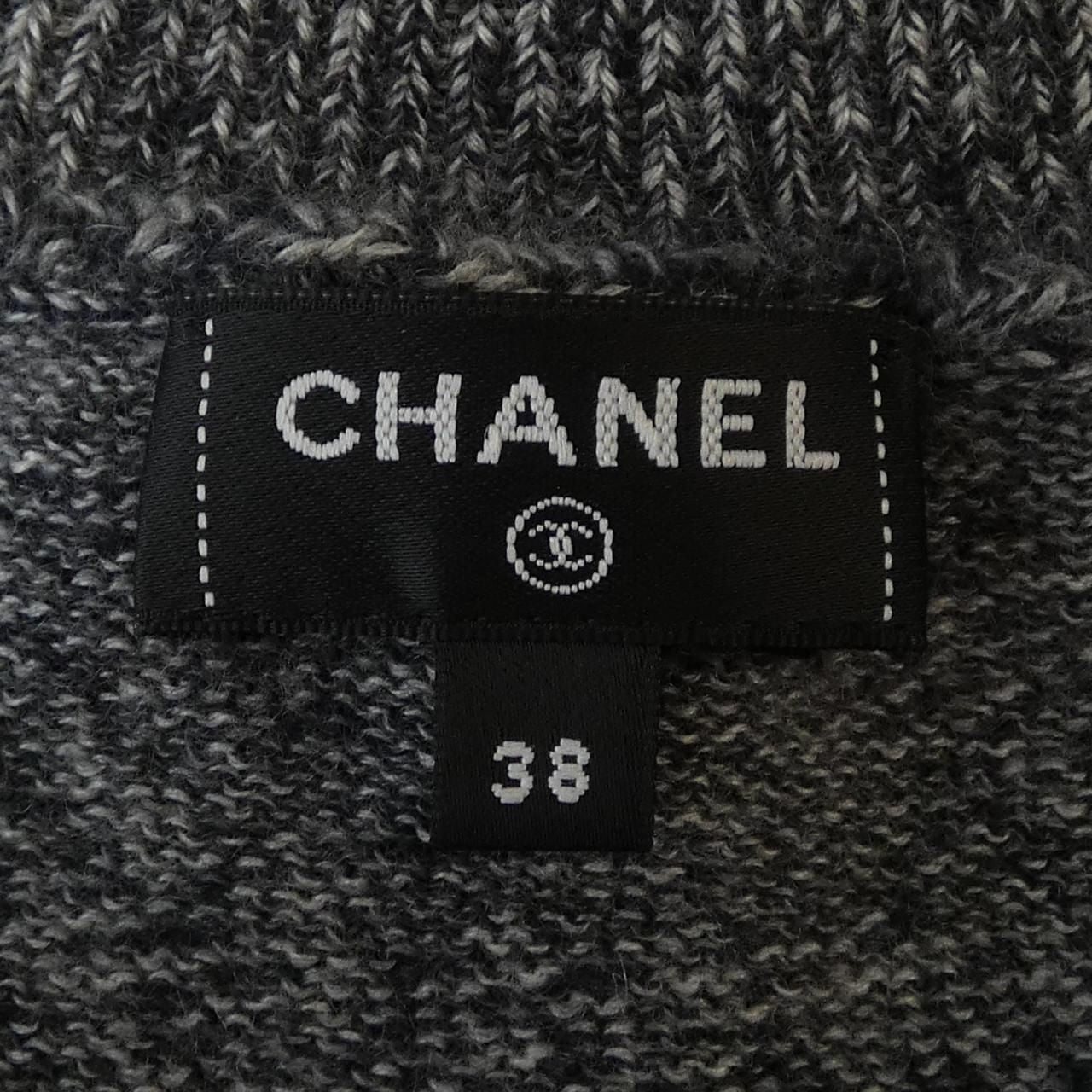 Chanel Knit Sweater Gray — view 5
