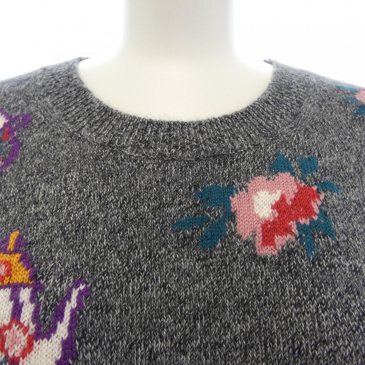 Chanel Knit Sweater Gray — view 6