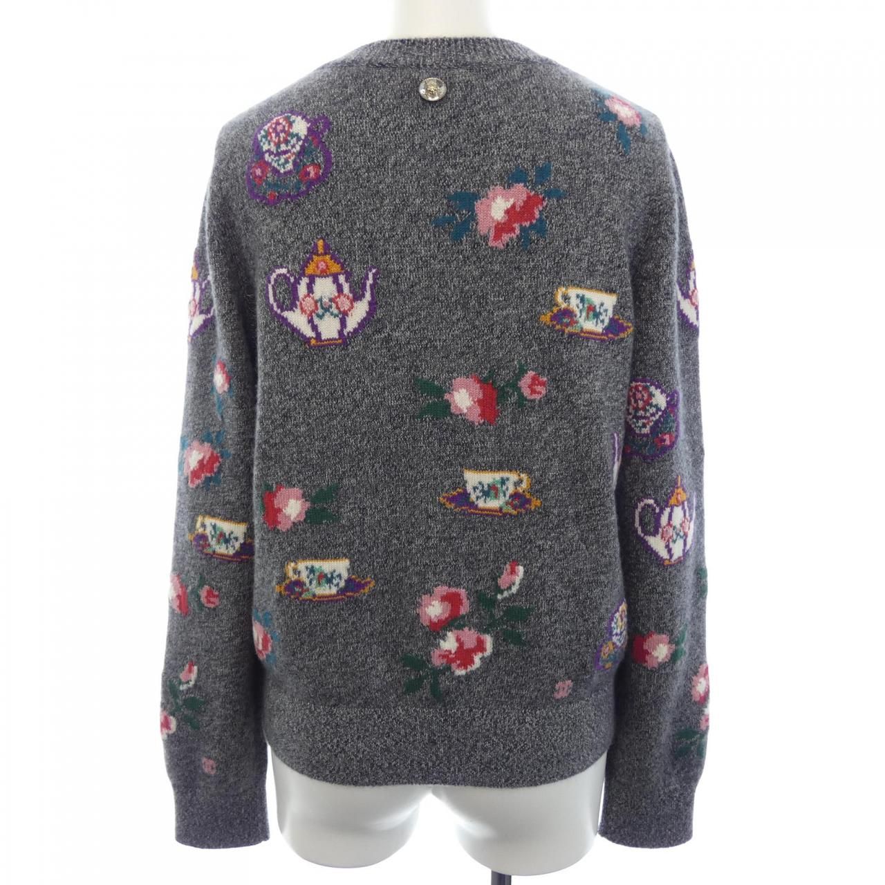 Chanel Knit Sweater Gray — view 2