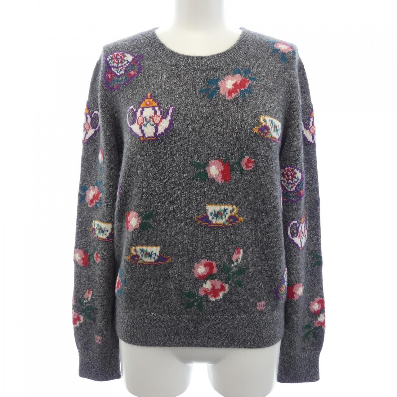 Chanel Knit Sweater Gray