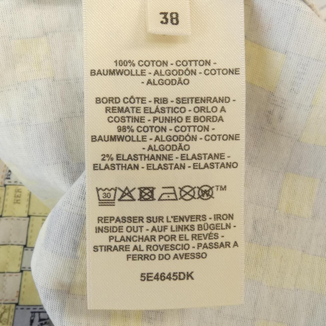 Hermes Bolduc AU Carre Check T-Shirt — view 3