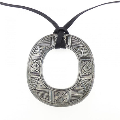 Hermes Touareg Necklace Silver