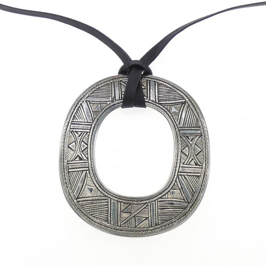 Hermes Touareg Necklace Silver