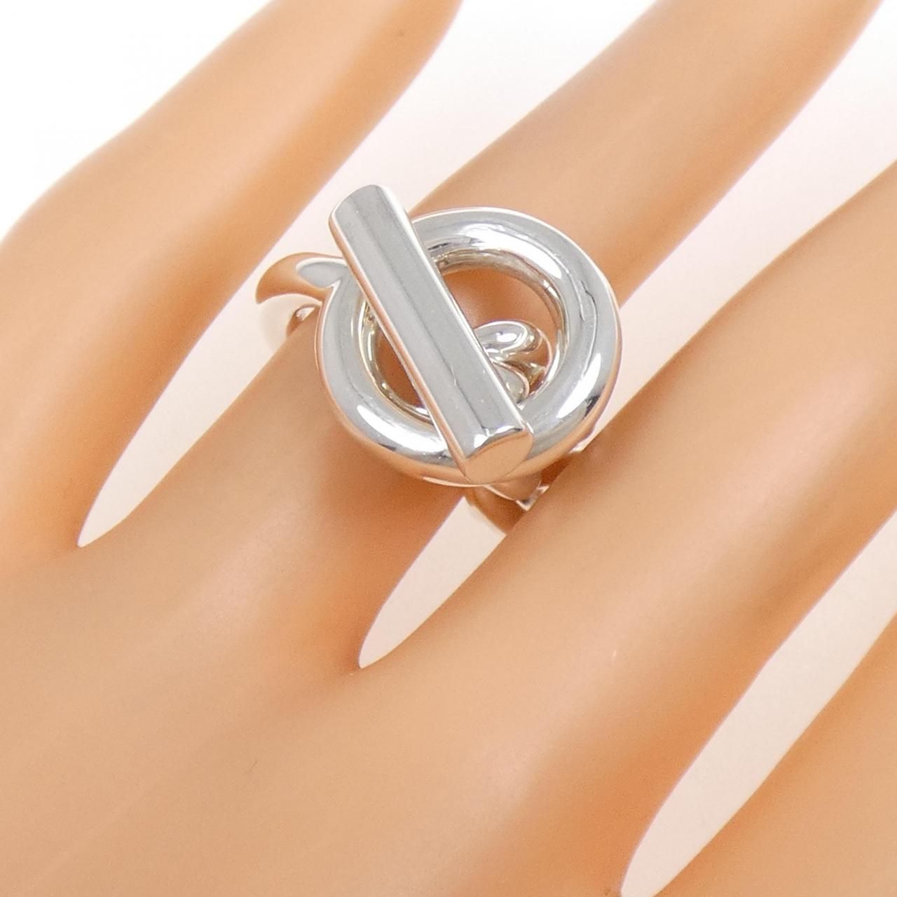 Hermes Croisette Ring Silver — view 5