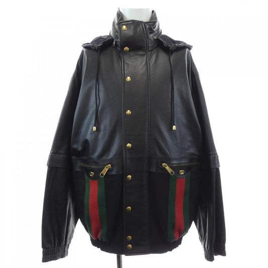 Gucci Leather Jacket Black