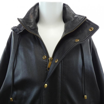 Gucci Leather Jacket Black — view 5