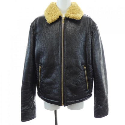 Versace Shearling Jacket Black