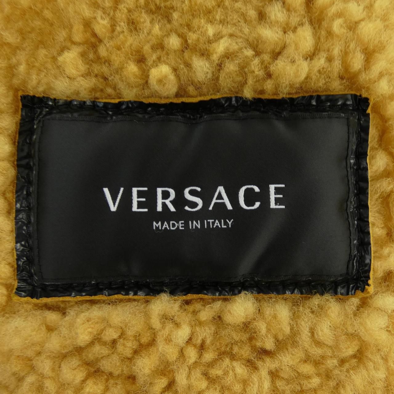 Versace Shearling Jacket Black — view 4
