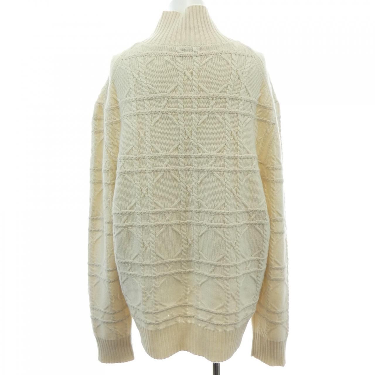 Dior Cannage Cashmere Knit Sweater — view 2