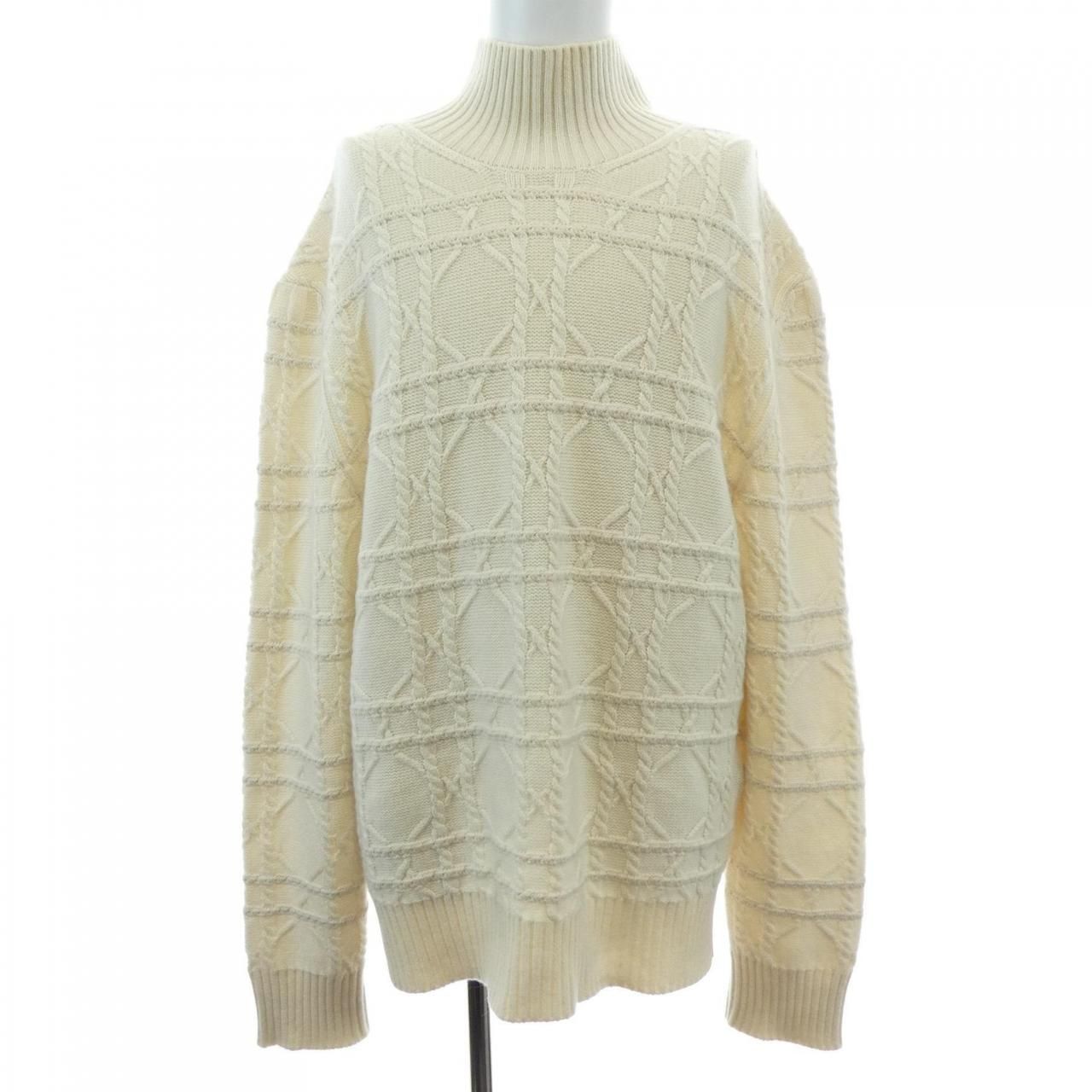 Dior Cannage Cashmere Knit Sweater