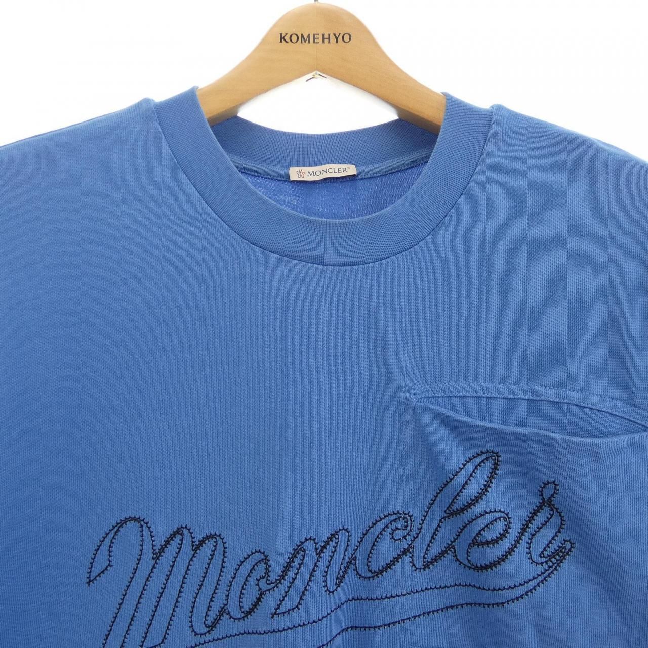 Moncler T-Shirt Blue — view 5